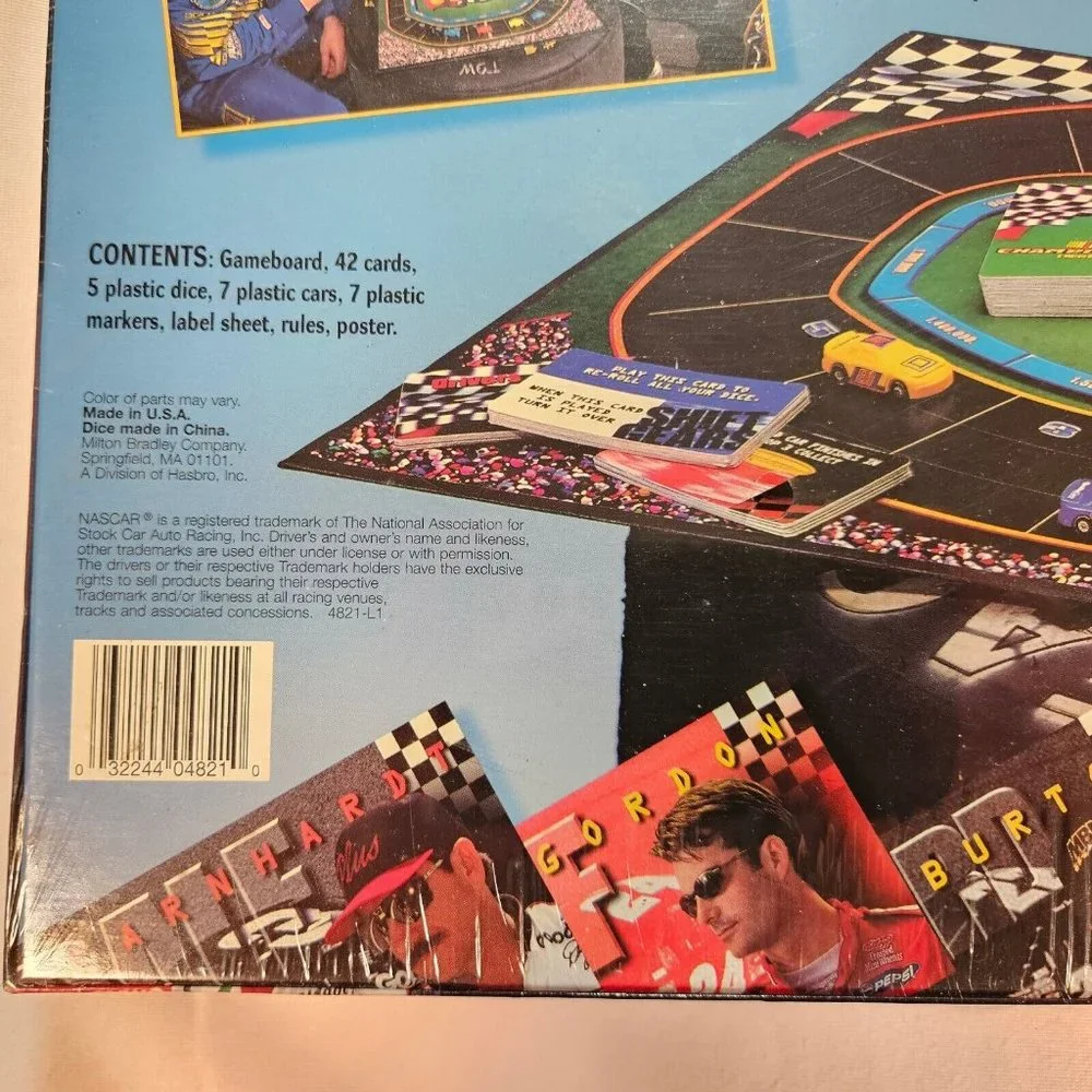 NASCAR Champions Racing Board Game New Sealed Milton Bradley collectable cards